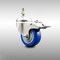 Service Caster 3 Inch 316SS Blue Polyurethane Swivel 10mm Stem Caster Total Lock Brake SCC SCC-SS316TSTTL20S314-PPUB-BLUE-M1015 - alternate 1